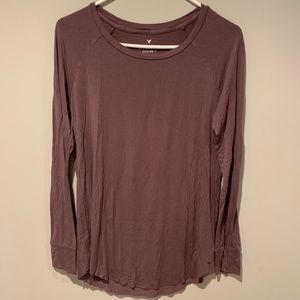 Mauve Long Sleeve Soft & Sexy Shirt